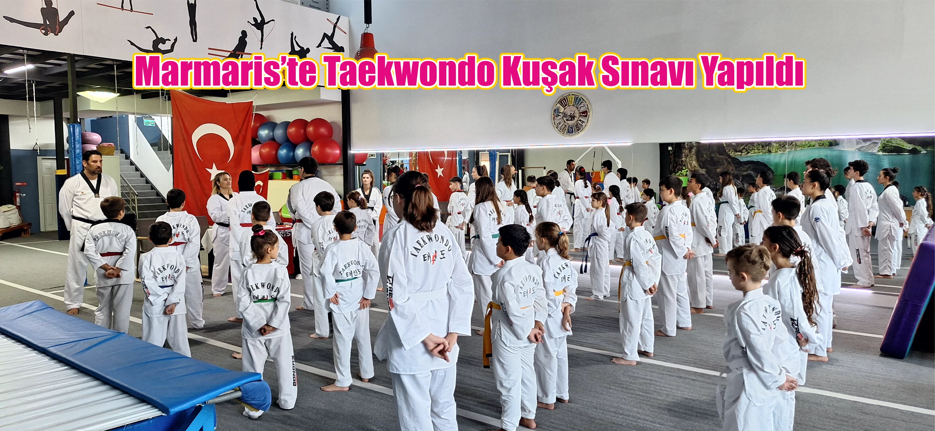 Taekwondo Marmaris Kuşak Sınavı Yapıldı