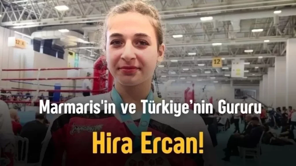 Marmarisli Hira Ercan, Kick Boks’ta Dünya İkincisi!