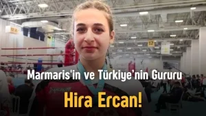 Marmarisli Hira Ercan, Kick Boks’ta Dünya İkincisi!