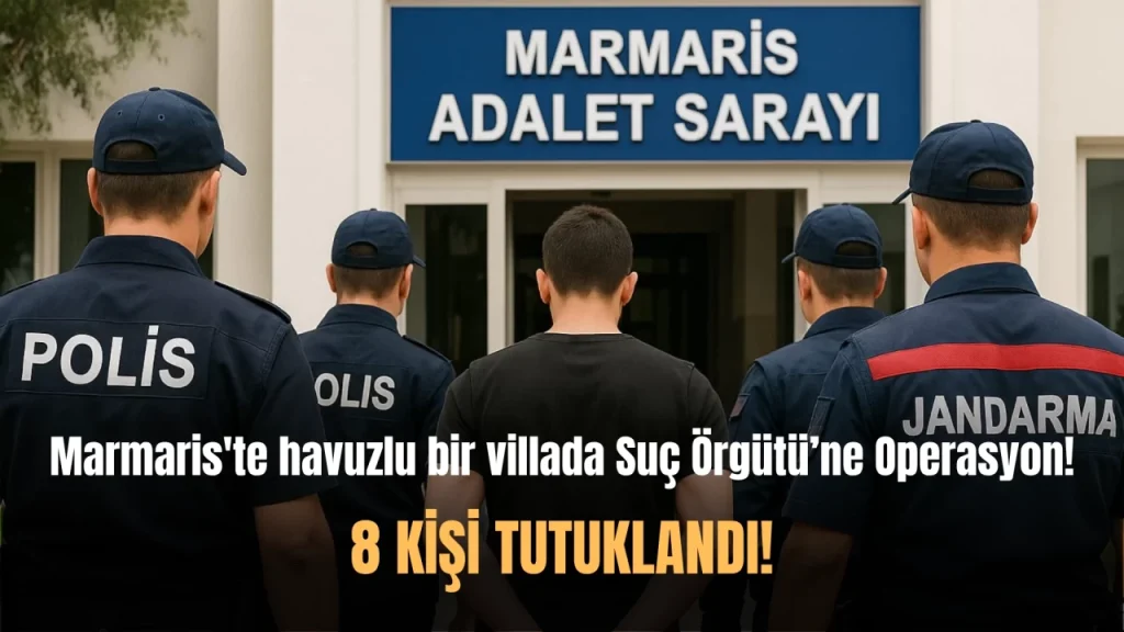 Marmaris’te Yasa Dışı Bahis Operasyonunda 8 kişi tutuklandı!